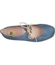 балетки el naturalista N960 suede trenzado vaquero / croché