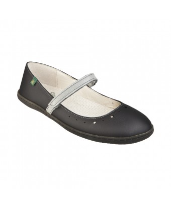 Туфли Mary Jane El Naturalista n284 p.grain humo black/ el viajero