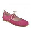 балетки el naturalista N960 suede trenzado pink / croché
