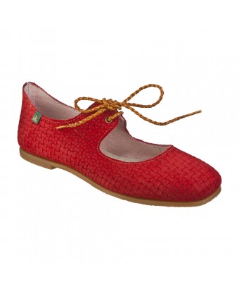 балетки el naturalista N960 suede trenzado red / croché