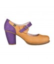 Туфли El Naturalista n475 crust leather calabaza-uva / colibri