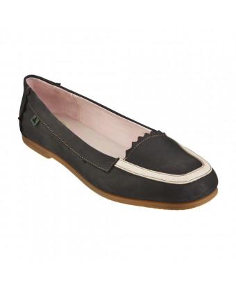 Мокасины El Naturalista n964 antique black-semilla/groche