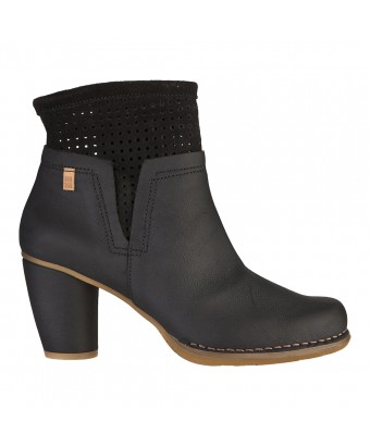 Ботильоны El Naturalista N495 IBON-LUX SUEDE BLACK / COLIBRI