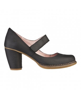Туфли El Naturalista N466 CRUST LEATHER BLACK / COLIBRI