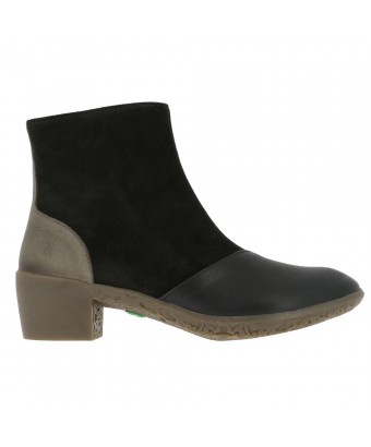 Ботильоны El Naturalista NG12 IBON-LUX SUEDE BLACK/ ALHAMBRA