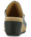 Сабо El Naturalista n5005 fantasy leather black coral / leaves