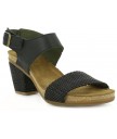 Босоножки El Naturalista n5033t rafia-soft black / mola