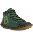 Снікери Art a684 mix leather petroleo/kio