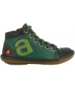 Снікери Art a684 mix leather petroleo/kio