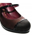 Туфлі sacha london jasive samba/carpe charol rojo/blenda/negro