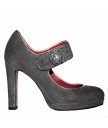Туфлі sacha london jeriel ante/metal cosmos gris/pewter