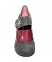 Туфлі sacha london jeriel ante/metal cosmos gris/pewter