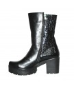 Напівчоботи g.u.e.r.o 1189 styahrgh kroko black