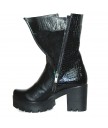 Напівчоботи g.u.e.r.o 1189 styahrgh kroko black