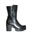 Напівчоботи g.u.e.r.o 1189 styahrgh kroko black