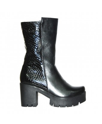 Напівчоботи g.u.e.r.o 1189 styahrgh kroko black