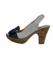 Босоніжки carinni 2167 White-Blue